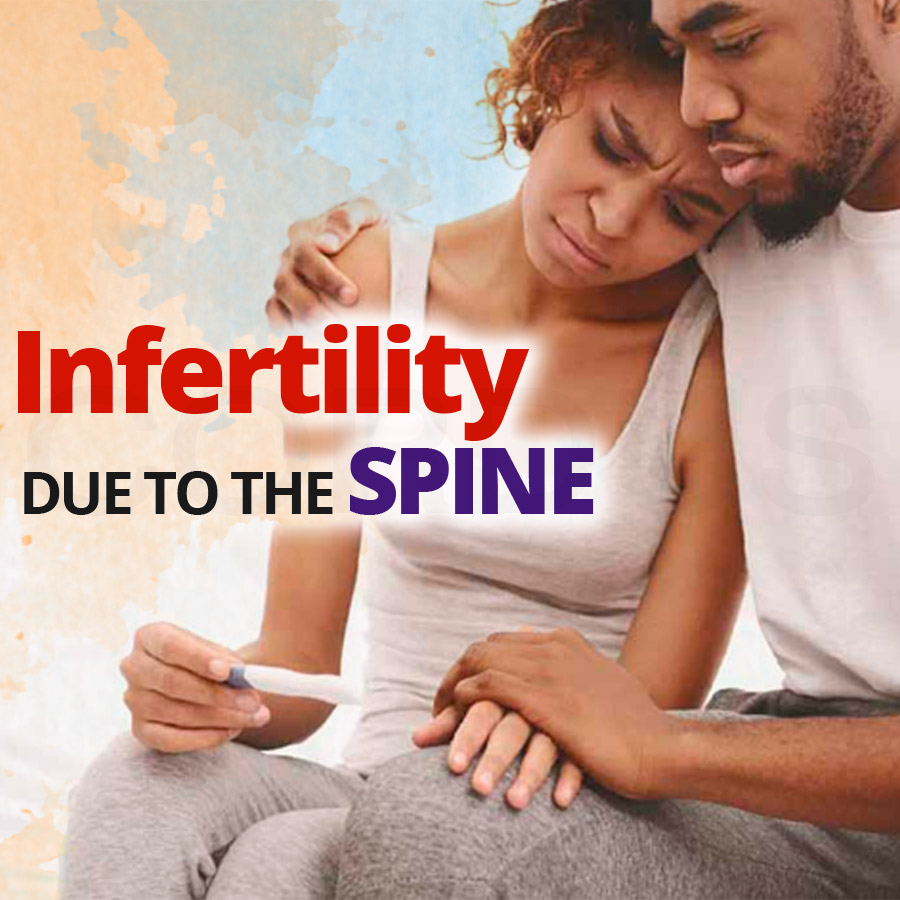 Infertility due to the spine