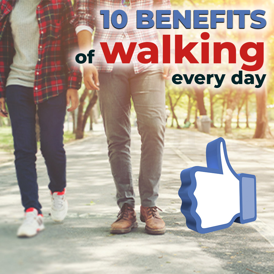 10 surprising benefits of walking every day